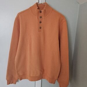 Talbots men size small, excellent condition, cotton 100%, bright orange color